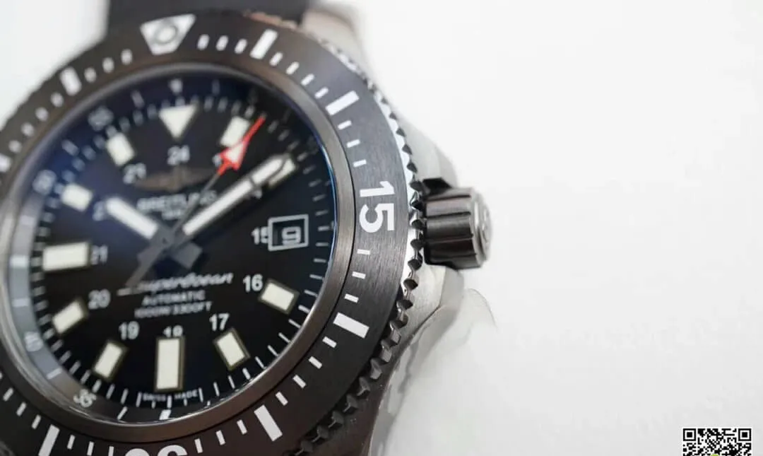 Breitling Superocean M1739313 BE92 227S M20SS.1 GF Factory 1:1 Best Edition Replica Watch Black Strap
